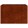 Doniczka Rusty 120x80x80 cm Stal nierdzewna