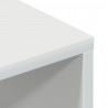 Szafka pod TV, biała, wysoki połysk, 100x40x40cm, płyta wiórowa