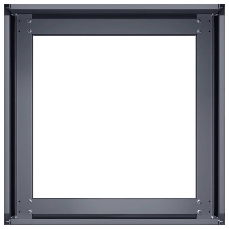 Doniczka Antracytowa 40x40x30 cm Stalowa