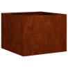 Doniczka Rusty 40x40x30 cm Stal nierdzewna