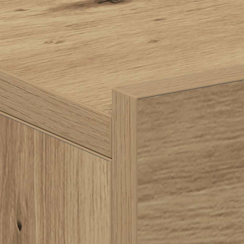Pływająca szafka nocna Artisan Oak 40x32x15 cm Drewno klejone