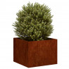 Doniczka Rusty 40x40x30 cm Stal nierdzewna