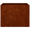 Doniczka Rusty 40x40x30 cm Stal nierdzewna