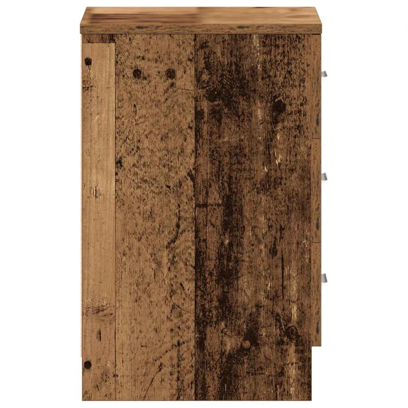 Szafka nocna Stare drewno 38x35x55 cm Drewno klejone