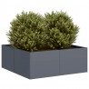 Doniczka Antracyt 80x80x30 cm Stal