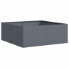 Doniczka Antracyt 80x80x30 cm Stal