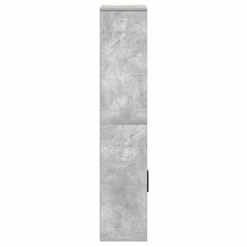 Regał na książki, szarość betonu, 60x24x120 cm