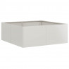 Doniczka 80x80x30 cm Stal nierdzewna