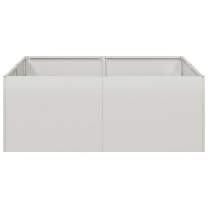 Doniczka 80x80x30 cm Stal nierdzewna