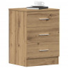 Szafka nocna Artisan Oak 38x35x55 cm Drewno klejone