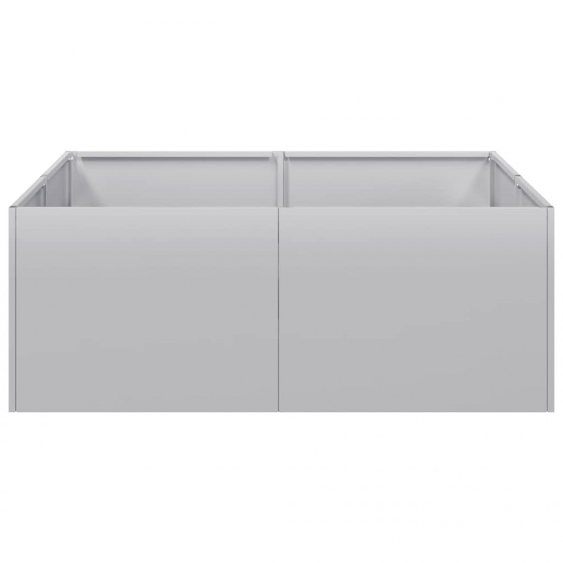 Doniczka 80x80x30 cm Stal ocynkowana