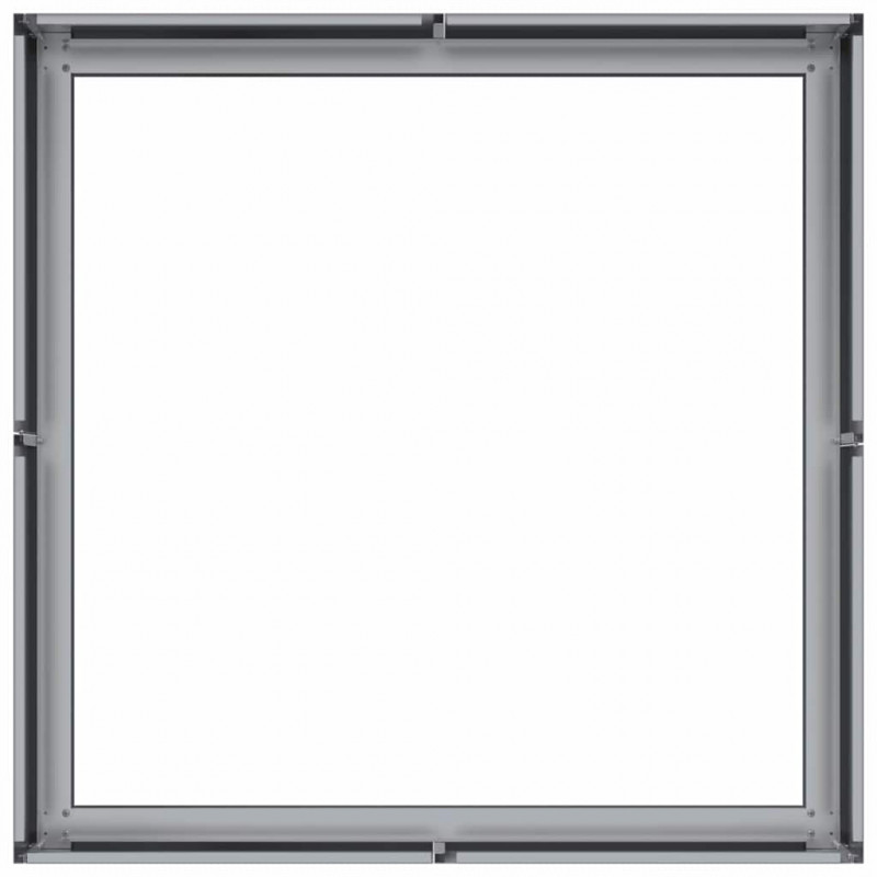 Doniczka 80x80x30 cm Stal ocynkowana