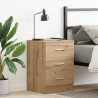 Szafka nocna Artisan Oak 38x35x55 cm Drewno klejone