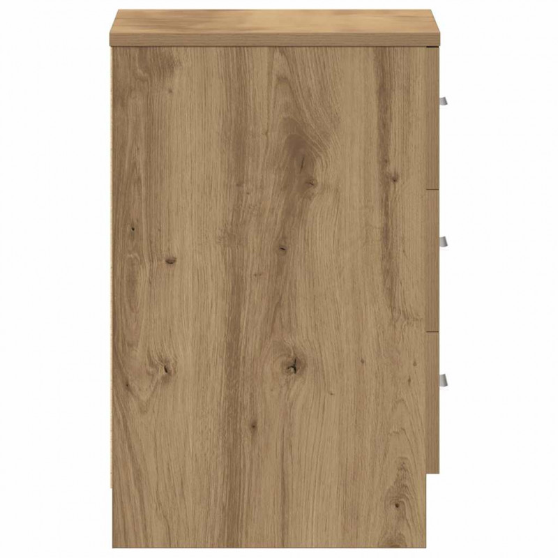 Szafka nocna Artisan Oak 38x35x55 cm Drewno klejone