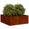 Doniczka Rusty 80x80x30 cm Stal nierdzewna