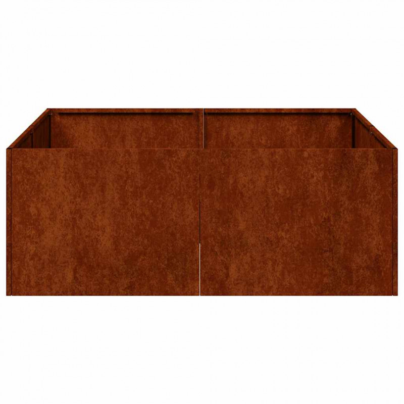 Doniczka Rusty 80x80x30 cm Stal nierdzewna