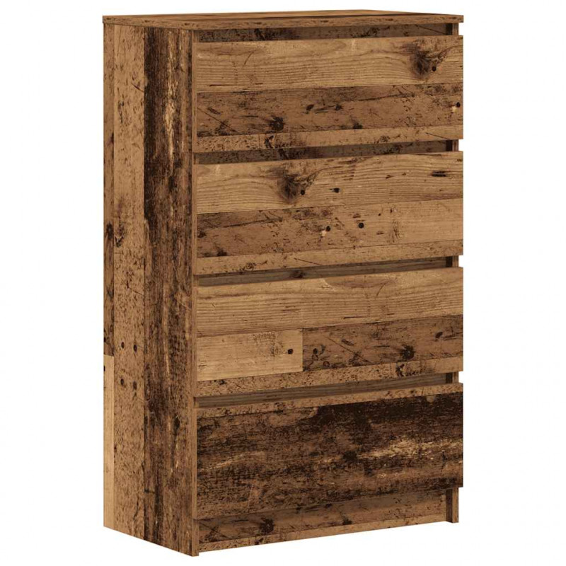 Komoda Stare drewno 60x35x98,5 cm Drewno klejone