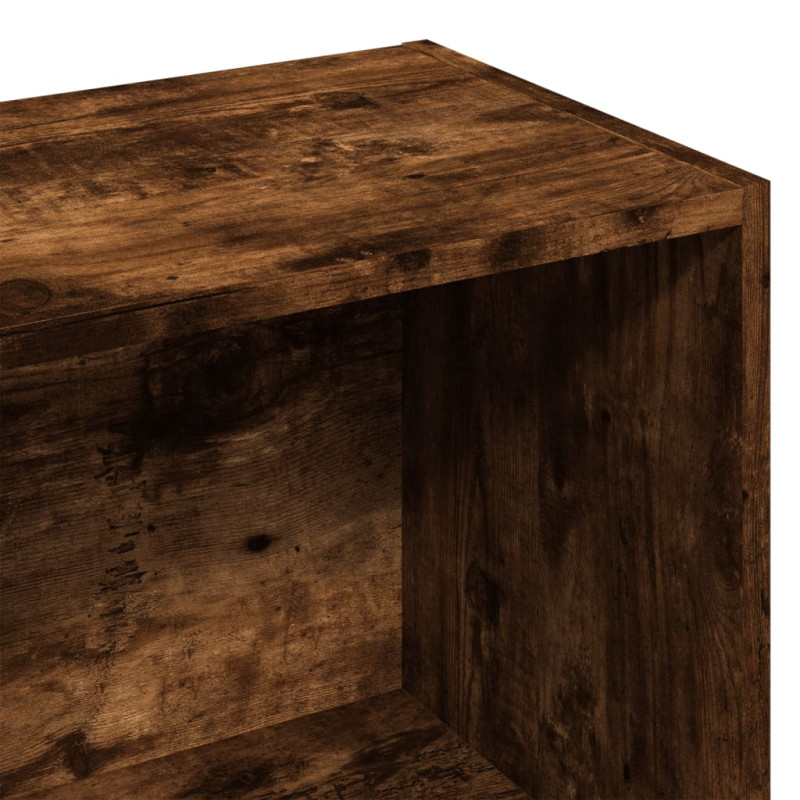 Regał, przydymiony dąb 57x28,5x107,5 cm materiał drewnopochodny