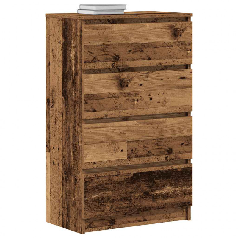 Komoda Stare drewno 60x35x98,5 cm Drewno klejone