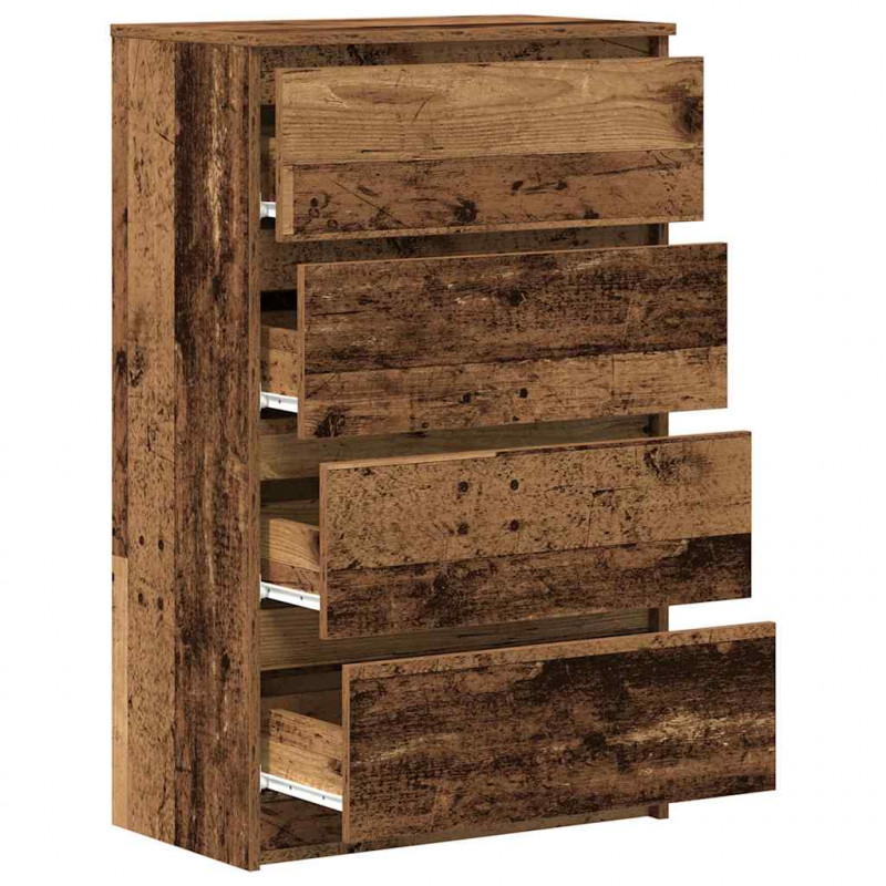 Komoda Stare drewno 60x35x98,5 cm Drewno klejone