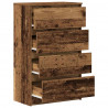 Komoda Stare drewno 60x35x98,5 cm Drewno klejone