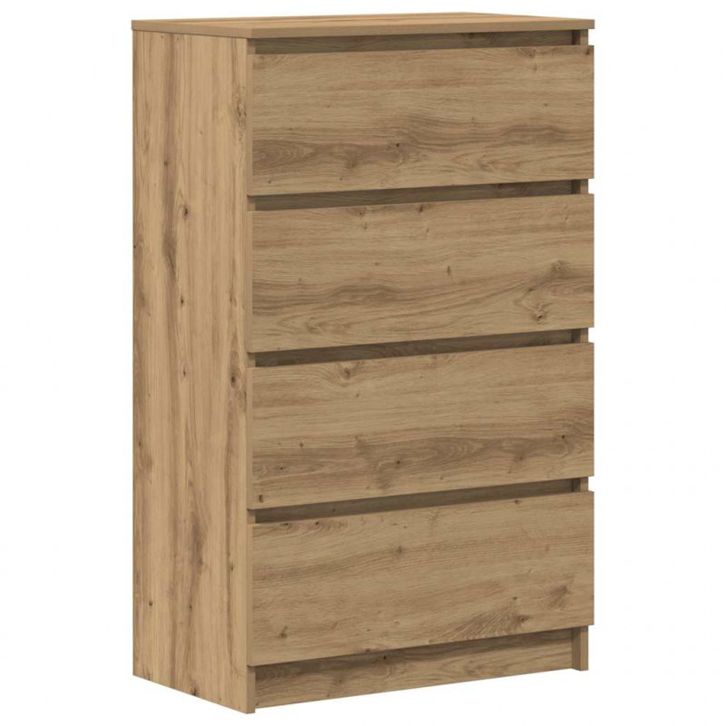 Komoda Artisan Dąb 60x35x98,5 cm Drewno klejone