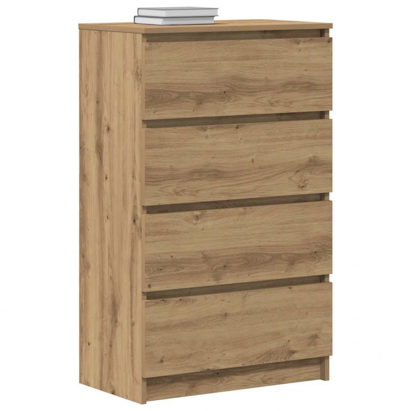 Komoda Artisan Dąb 60x35x98,5 cm Drewno klejone