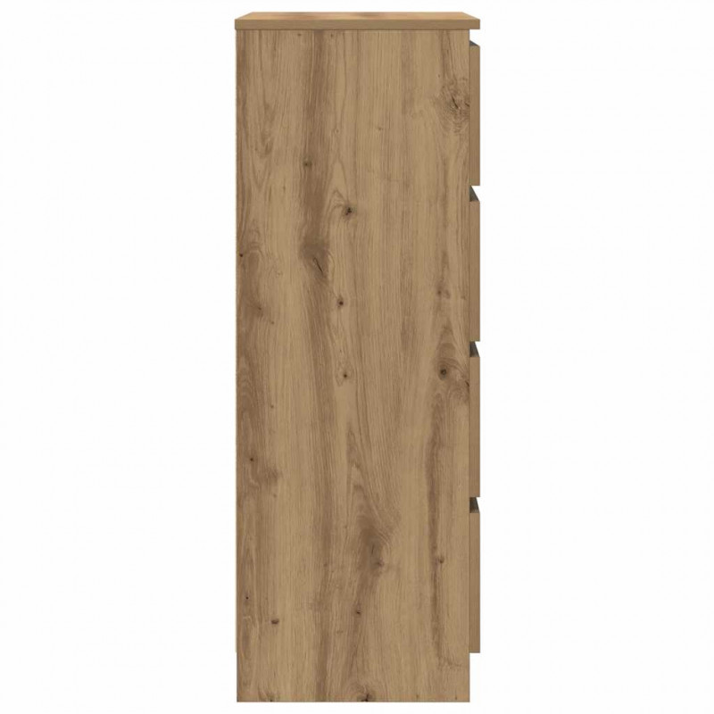 Komoda Artisan Dąb 60x35x98,5 cm Drewno klejone