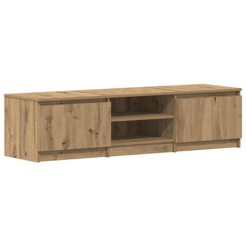 Szafka RTV Artisan Oak 140x40x36 cm Drewno klejone