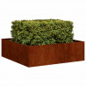 Doniczka Rusty 100x100x30 cm Stal nierdzewna