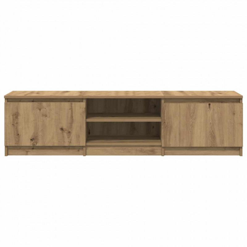 Szafka RTV Artisan Oak 140x40x36 cm Drewno klejone