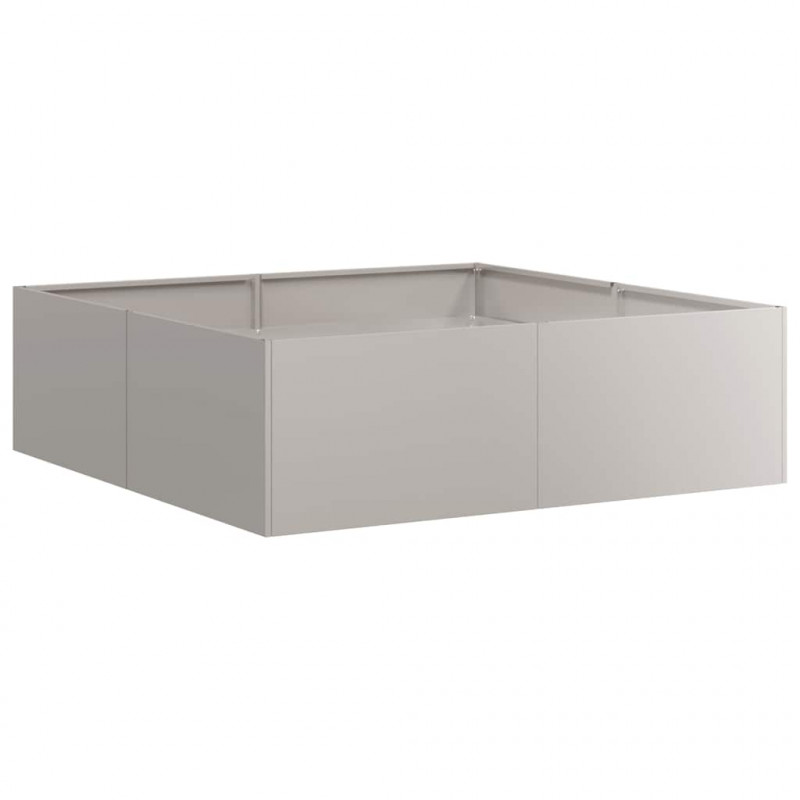 Doniczka Rusty 100x100x30 cm Stal nierdzewna
