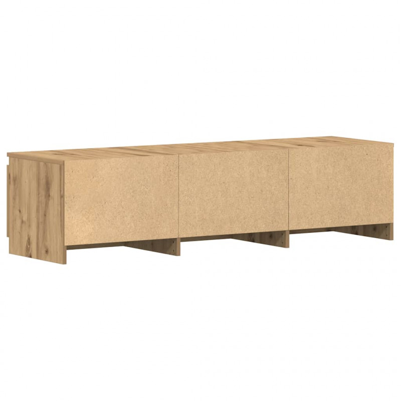 Szafka RTV Artisan Oak 140x40x36 cm Drewno klejone
