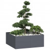 Doniczka Antracyt 100x100x40 cm Stal