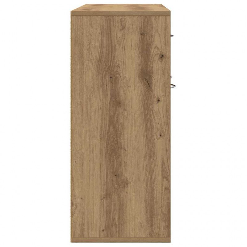 Komoda Artisan Dąb 88x30x70 cm Drewno klejone
