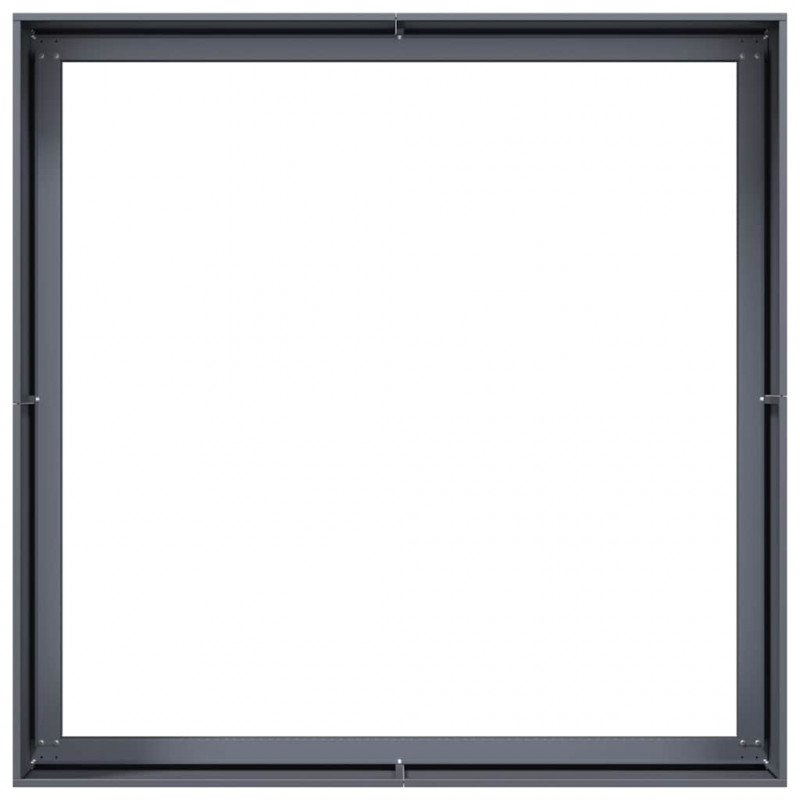Doniczka Antracyt 100x100x40 cm Stal