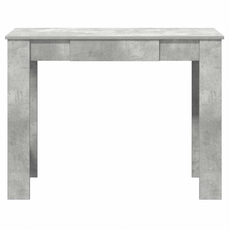 Biurko, szarość betonu, 100x45x75 cm, materiał drewnopochodny