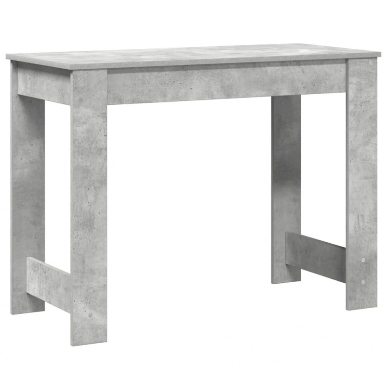 Biurko, szarość betonu, 100x45x75 cm, materiał drewnopochodny