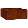 Doniczka Rusty 100x100x40 cm Stal nierdzewna
