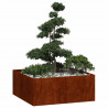 Doniczka Rusty 100x100x40 cm Stal nierdzewna
