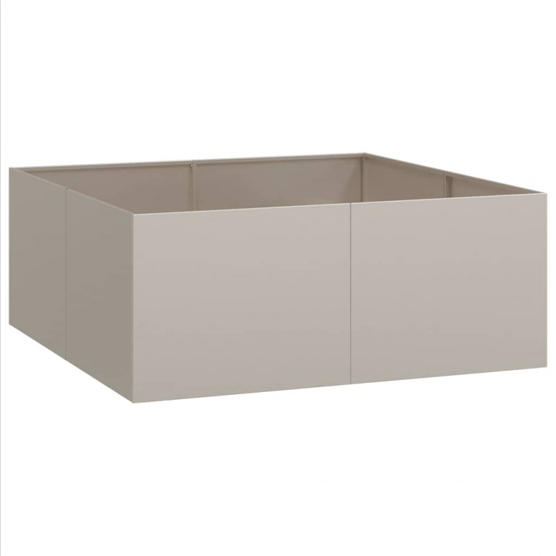 Doniczka Rusty 100x100x40 cm Stal nierdzewna