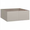 Doniczka Rusty 100x100x40 cm Stal nierdzewna
