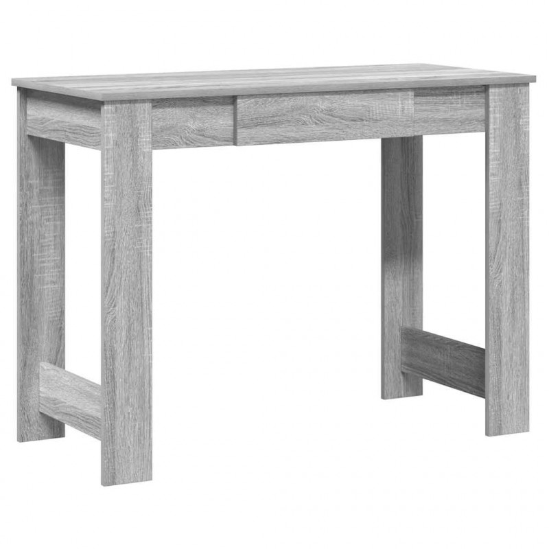 Biurko, szary dąb sonoma, 100x45x75 cm, materiał drewnopochodny