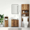 Szafka pod umywalkę, stare drewno, 60x33x60 cm