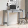 Biurko, szary dąb sonoma, 100x45x75 cm, materiał drewnopochodny