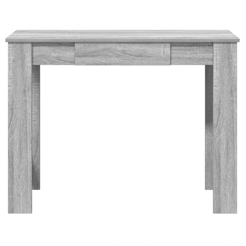 Biurko, szary dąb sonoma, 100x45x75 cm, materiał drewnopochodny