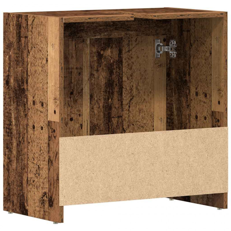 Szafka pod umywalkę, stare drewno, 60x33x60 cm