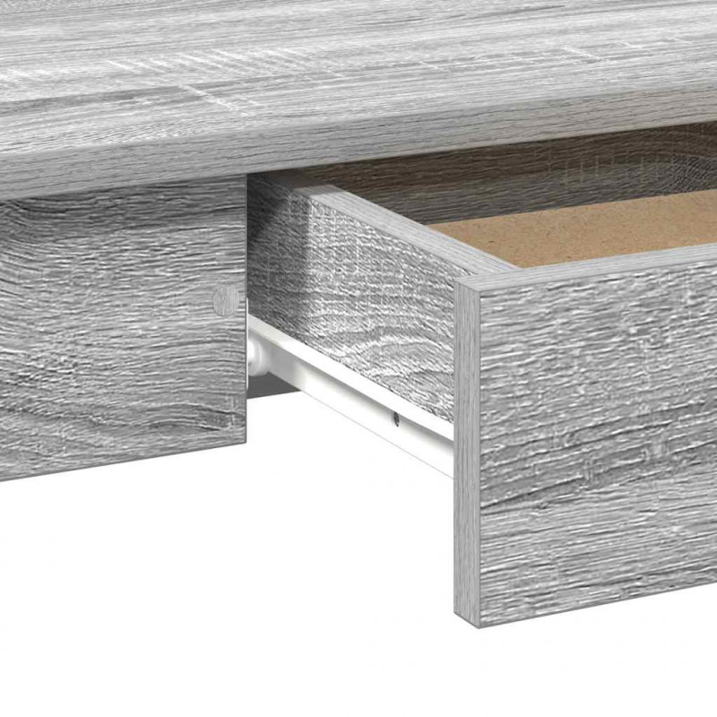 Biurko, szary dąb sonoma, 100x45x75 cm, materiał drewnopochodny