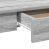 Biurko, szary dąb sonoma, 100x45x75 cm, materiał drewnopochodny