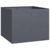 Doniczka Antracyt 100x100x80 cm Stal
